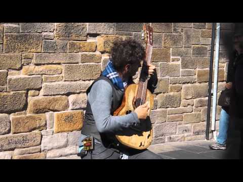 Tom Ward on Edinburgh Street - Fringe 2013