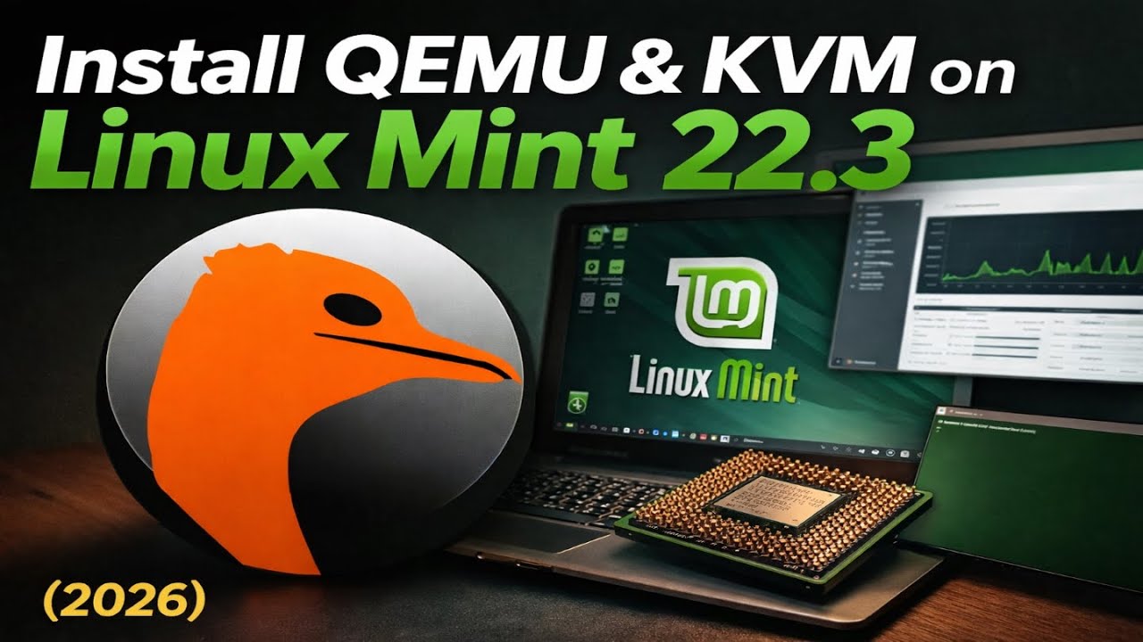 Install QEMU and KVM on Linux Mint 22.3 Zena — The Clean, Stable Way (2026)