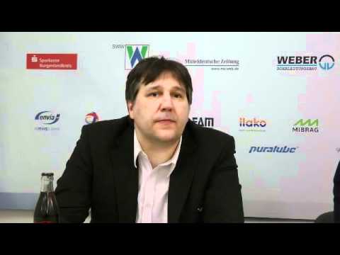 Pressekonferenz Mitteldeutscher Basketball Club - Crailsheim Merlins; 30. Spieltag