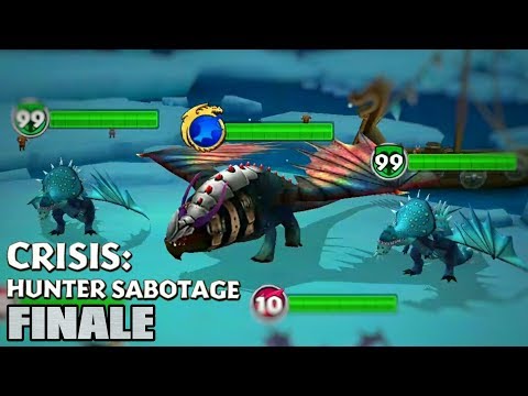 Crisis: Hunter Sabotage, Part Finale (Boss Battle, vs. Defender Rumblehorn) | Dragons: Rise of Berk