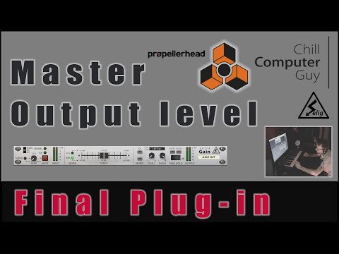 Propellerhead Reason Quick Tips: Final Output Level