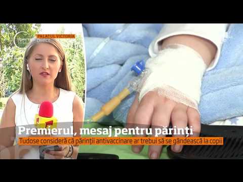 Premierul Mihai Tudose, mesaj pentru părinții care refuză să-și vaccineze copiii