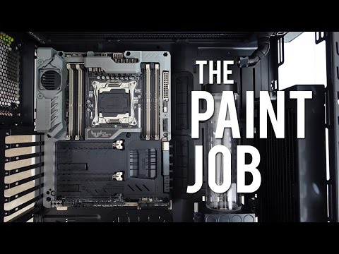 Custom Water Cooled Build Log 1 - Painting the Thermal Armor