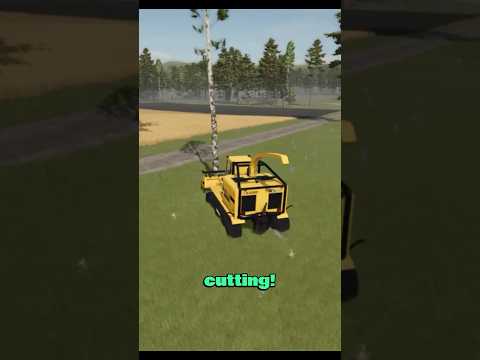 This Mod Makes Clearing Trees So Easy! #farmingsimulator25#shorts