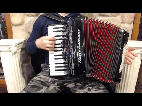 PSPR3072BK - Black Paolo Soprani Professionale Piano Accordion LMM 30 72 $3799