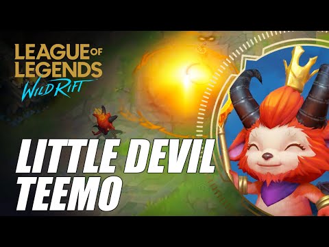 League of Legends: Wild Rift Little Devil Teemo Skin Spotlight