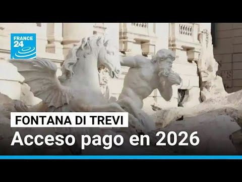 La FONTANA DI TREVI, AHORA de PAGO
