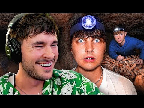 REACTING TO SAM AND COLBY: PARIS CATACOMBS (BUT I DONT BELIEVE IN THE PARANORMAL)