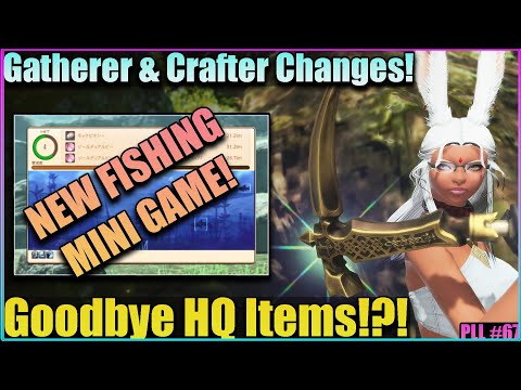 ALL adjustments to Crafter, Gatherer and Levequests! FFXIV Live Letter 67 Endwalker