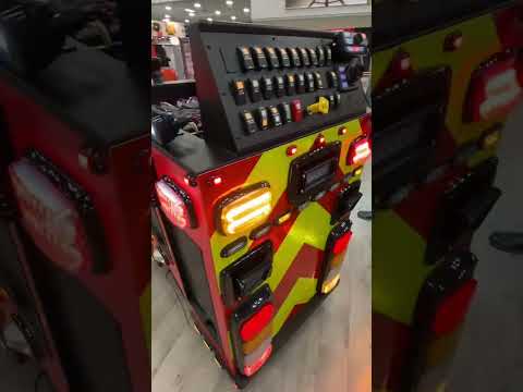 Whelen Lights & Sirens Demo at FDIC 2023 #shorts #firetruck #ambulance #police #whelen #siren #fdic
