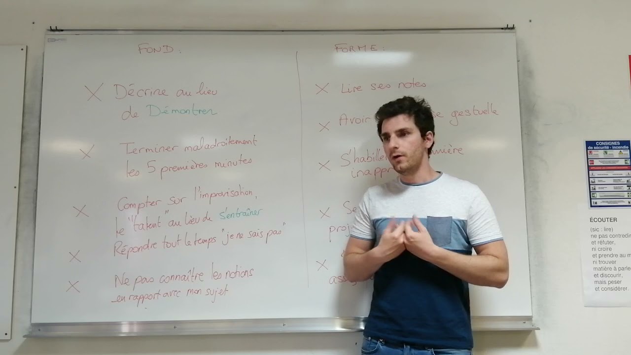 10 choses à NE PAS FAIRE au grand oral