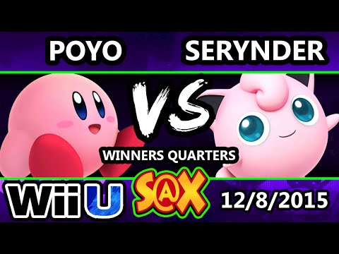 S@X 127 - Poyo (Kirby) Vs. Serynder (Jigglypuff) SSB4 Winners Quarters - Smash Wii U - Smash 4