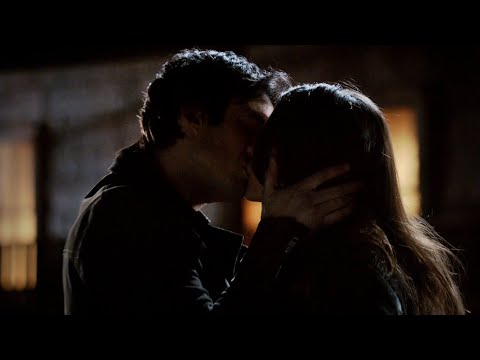 TVD 5x20 - Damon kisses Elena. "I've had a really crappy day, and I needed it" | Delena Scenes HD
