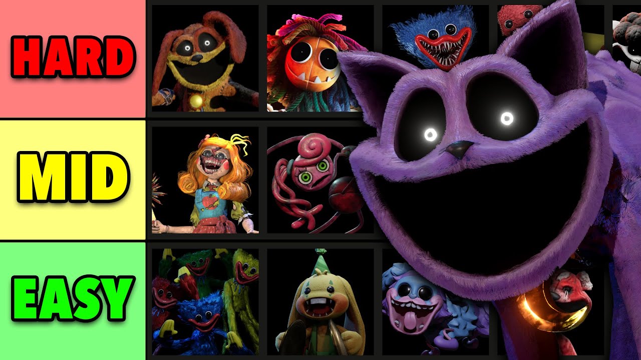 I Ranked EVERY POPPY PLAYTIME Antagonist Based on Difficulty...