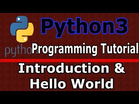Python3 Programming Introduction Hello World Application 1