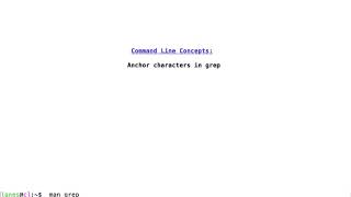 Anchor characters in grep regular expressions