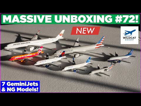 *NEU* 7 GEMINIJETS MODELLE AUSPACKEN! | Riesiges Unboxing #72