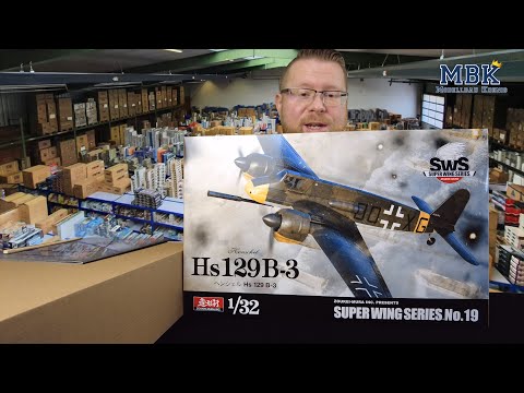 MBK packt aus #747 - 1:32 Henschel Hs 129 B-3 (Zoukei-Mura SWS19)