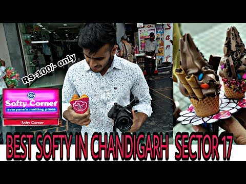 BEST ICE CREAM PARLOUR IN CHANDIGARH | SOFTY CORNER | SECTOR 17 | PULKITVAMP #sector17 #chandigarh