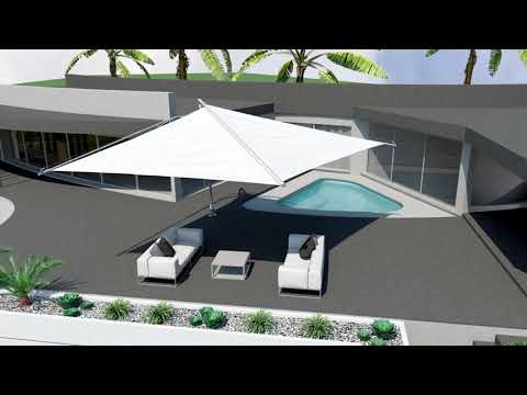 Luxussegelschirm FOLDROLL SUNSQUARE