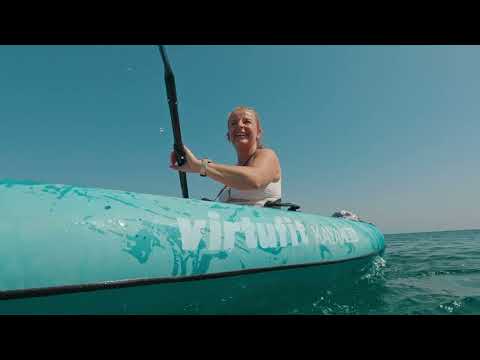 VirtuFit Kayak 335 - Turquesa - Com bancos de caiaque e saco de transporte VirtuFit Kayak 335 - Turquesa - Com bancos de caiaque e saco de transporte