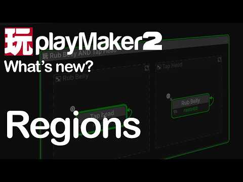 What's New in PlayMaker 2? Regions!