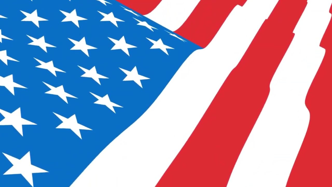 12hs | 4k | USA Flag Background Wallpaper | No Sound