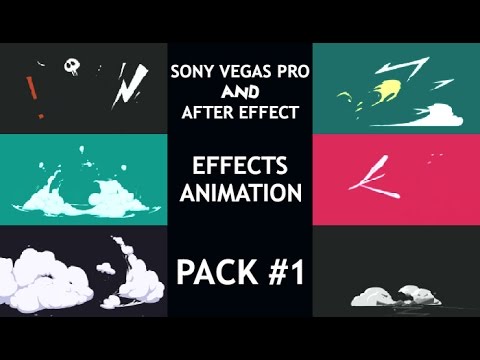 Sony Vegas Pro And After Effect | 6 Effects Animation PACK #1