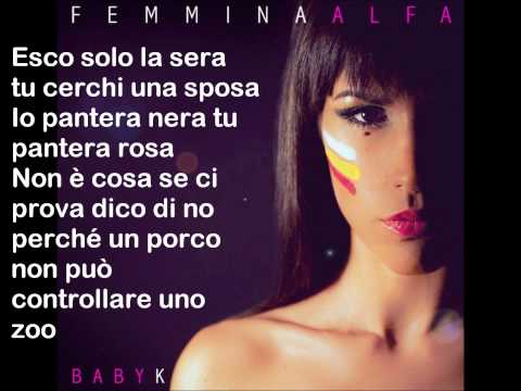 download lagu mp3 mp4 Baby K Femmina Alfa Testo, download lagu Baby K Femmina Alfa Testo gratis, unduh video klip Baby K Femmina Alfa Testo