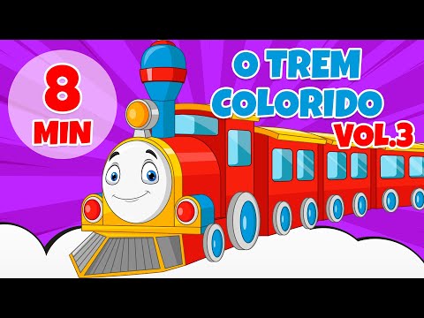 O Trem Colorido Vol. 3 - Giramille 8 min | Desenho Animado Musical