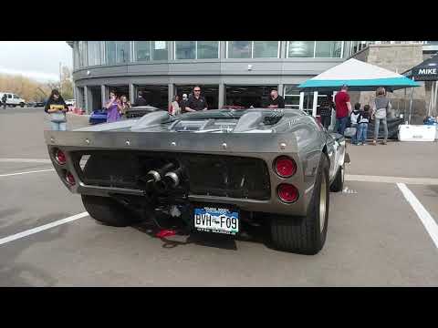1967 Ford GT40 Mk2 Start Up, Pull Away, and Fly By.