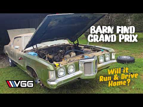 BARN FIND Pontiac Grand Prix Forgotten For 25 YEARS! Will It RUN AND DRIVE HOME?