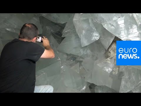 Watch: Europe's biggest crystal cave to open to public