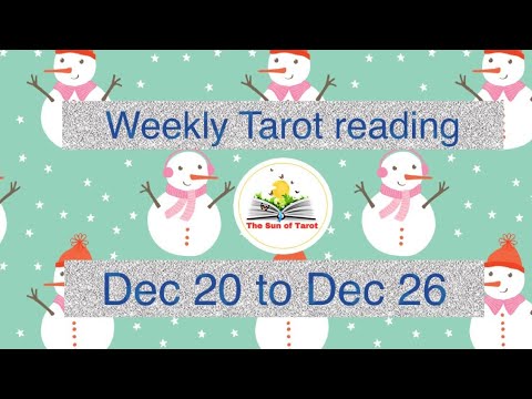 Weekly Tarot Reading Dec 20 to Dec 26 all zodiac sign #weeklyhoroscope #hinditarotreading #tarot