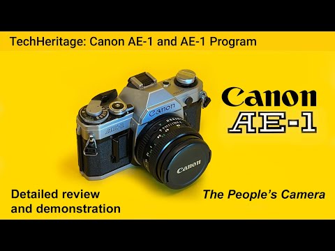 Canon AE-1 and AE-1 Program detailed review and demonstration