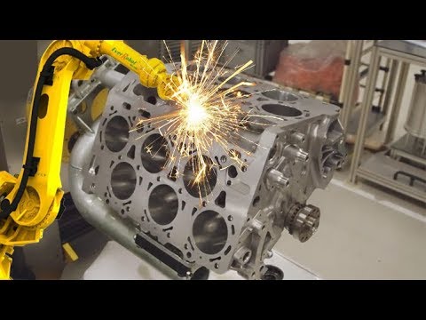 GERMAN CNC Technology - VOLKSWAGEN Super Car Engine Body CNC Lathe