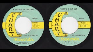Lynn Anderson - Chart CH-5021 - That&#39;s A No No -bw- If Silence Is Golden
