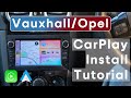 Vauxhall Opel CarPlay Radio Installation Tutorial Carsmetics