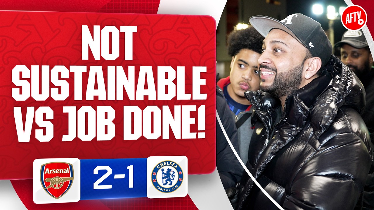 Not Sustainable vs Job Done (Ryan vs Fans) | Arsenal 2-1 Chelsea