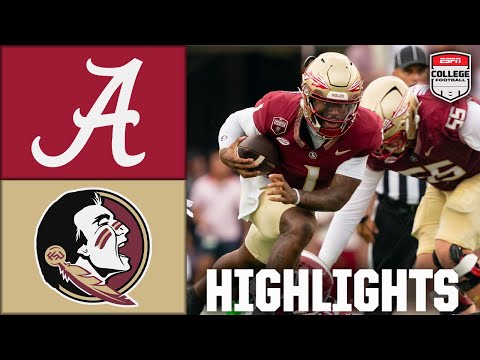 Alabama Crimson Tide vs. Florida State Seminoles | Full Game Highlights | ESPN College Football