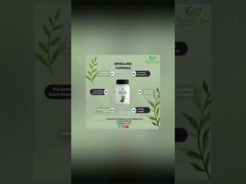 Herbal Spirulina Capsules, 60 Capsule