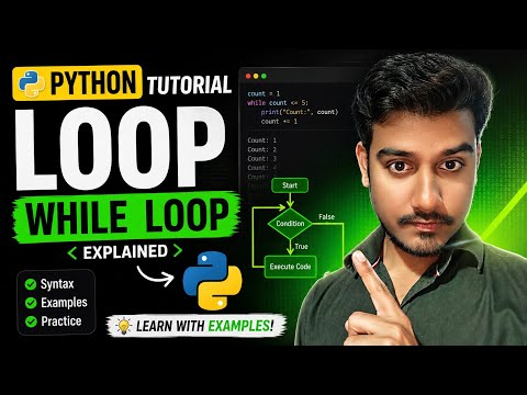 Python Loops Complete Tutorial In Hindi 🔥 For Loop While Loop Explained Python For Beginner