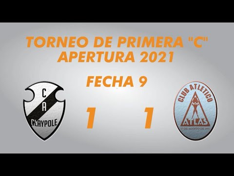 Primera "C" Apertura 2021 - Fecha 9 - Claypole 1 Atlas 1 - Resumen