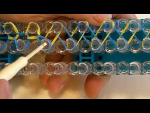 How to Make a Single Chain Bracelet with a Rainbow Loom Super Easy! Beginner's Bracelet
