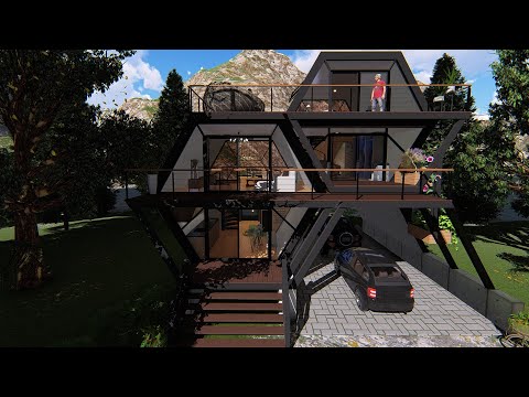บ้านหกเหลี่ยม/Hexagon shaped house design