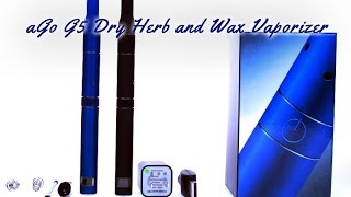 Ago G5 Dry Herb and Wax Vaporizer (Blue)