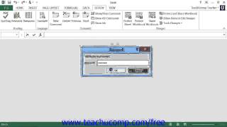 Excel 2013 Password Protecting Excel Files-2013 Microsoft Training  Lesson 36.4