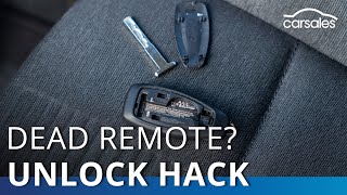 How to unlock your car when the remote battery is dead @carsales