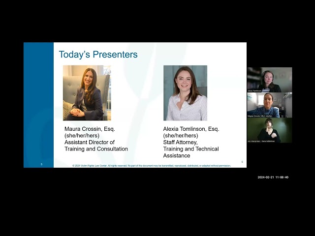 Legal Issue Spotting and Referrals for Advocates (February 2024)