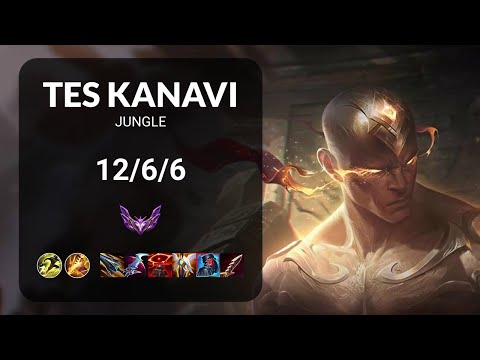 TES Kanavi Lee Sin vs Nidalee JUNGLE - KR MASTER Patch 15.3